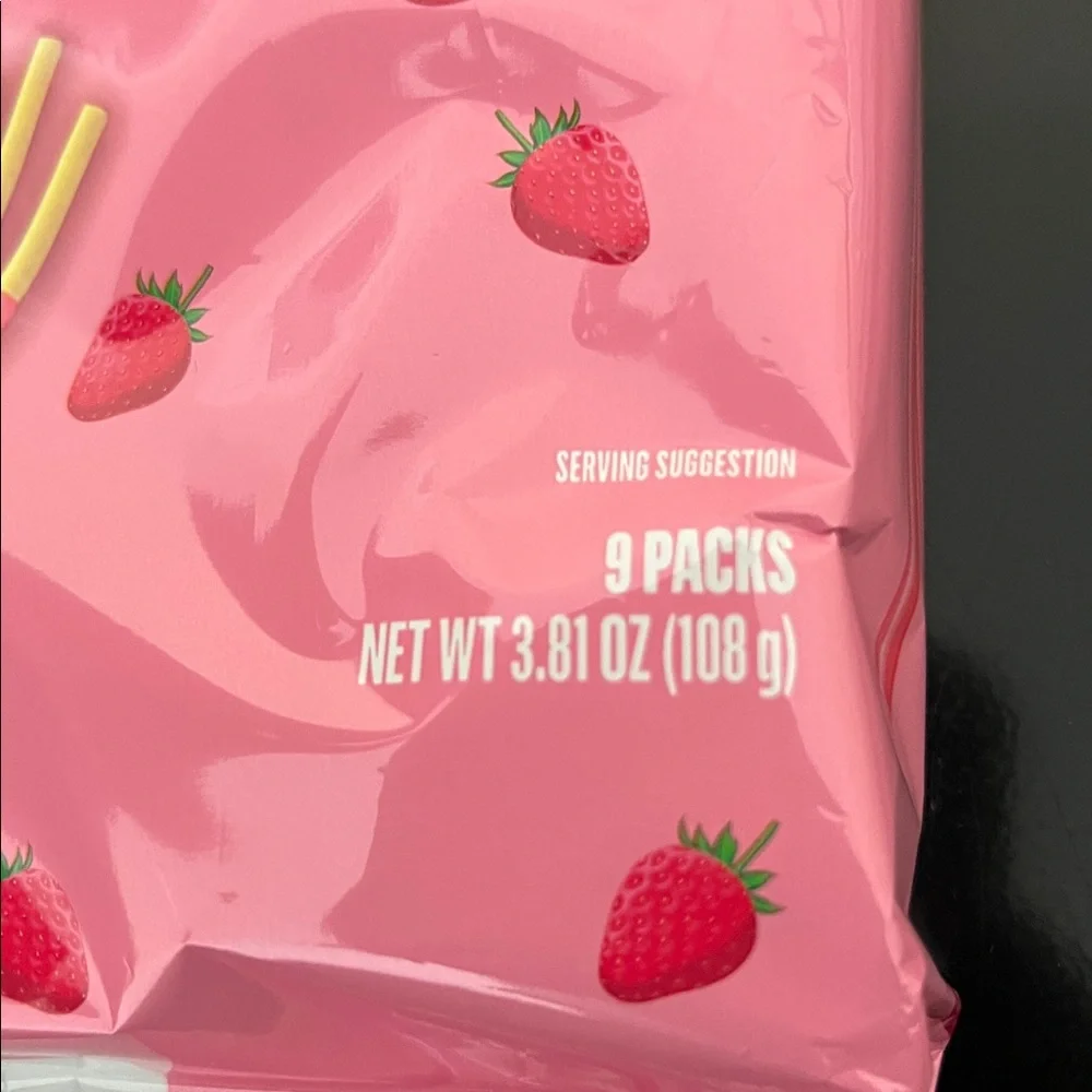 Pocky Strawberry Cream Biscuit Sticks